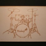 Drum Kit Postcard