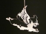 Acrylic Winged Springer Spaniel Ornament