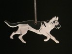 Acrylic German Shepherd / Alsatian ornament