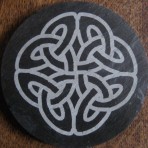 Celtic knot coaster