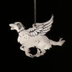 Acrylic Winged English Setter ornament